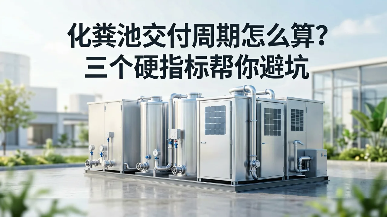 化粪池交付周期怎么算?三个硬指标帮你避坑
